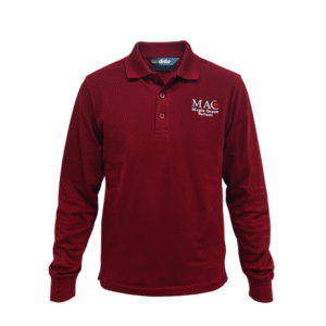 Long Sleeve Polo T-Shirt For Unisex - MGS